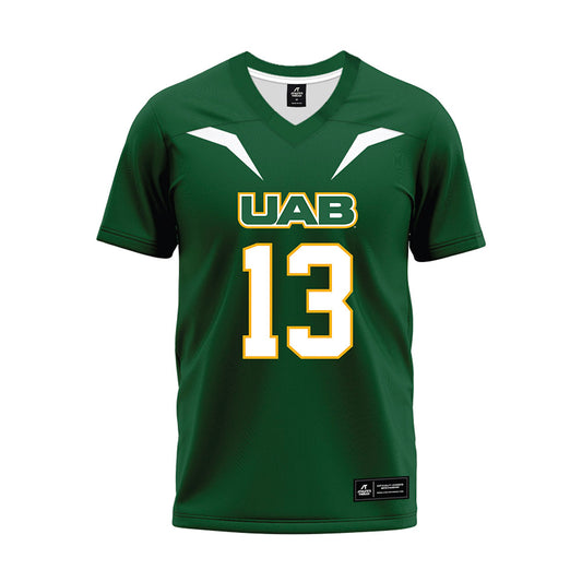 UAB - NCAA Football : Cd Gill - Green Football Jersey-0