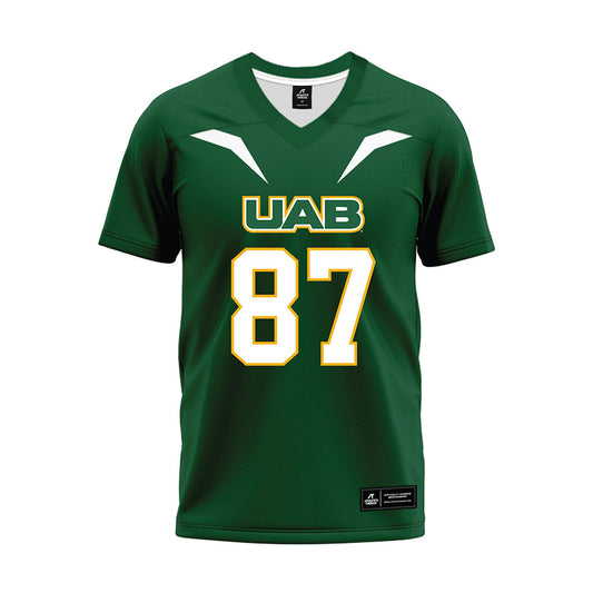 UAB - NCAA Football : Sean Persson - Green Football Jersey-0