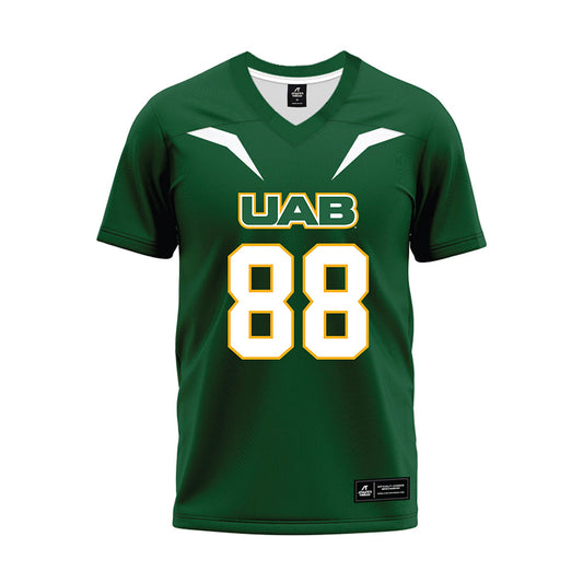 UAB - NCAA Football : JC Sivley - Green Football Jersey-0