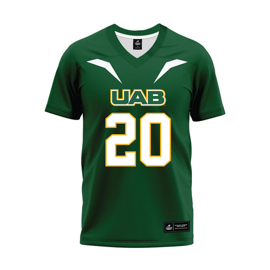 UAB - NCAA Football : Isaiah Jacobs - Green Football Jersey-0