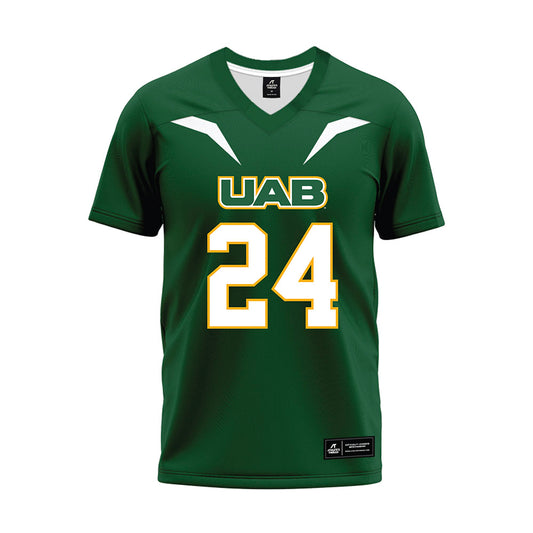 UAB - NCAA Football : Gage Messick - Green Football Jersey-0