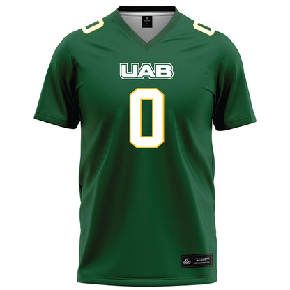 UAB - NCAA Football : Iverson Hooks - Green Football Jersey-0