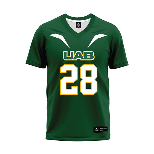 UAB - NCAA Football : Brandon Franklin - Green Football Jersey-0