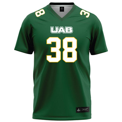 UAB - NCAA Football : Michael Crawford - Green Football Jersey-0