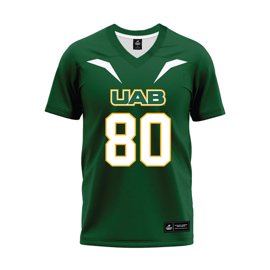 UAB - NCAA Football : Malik Muhammad - Green Football Jersey-0