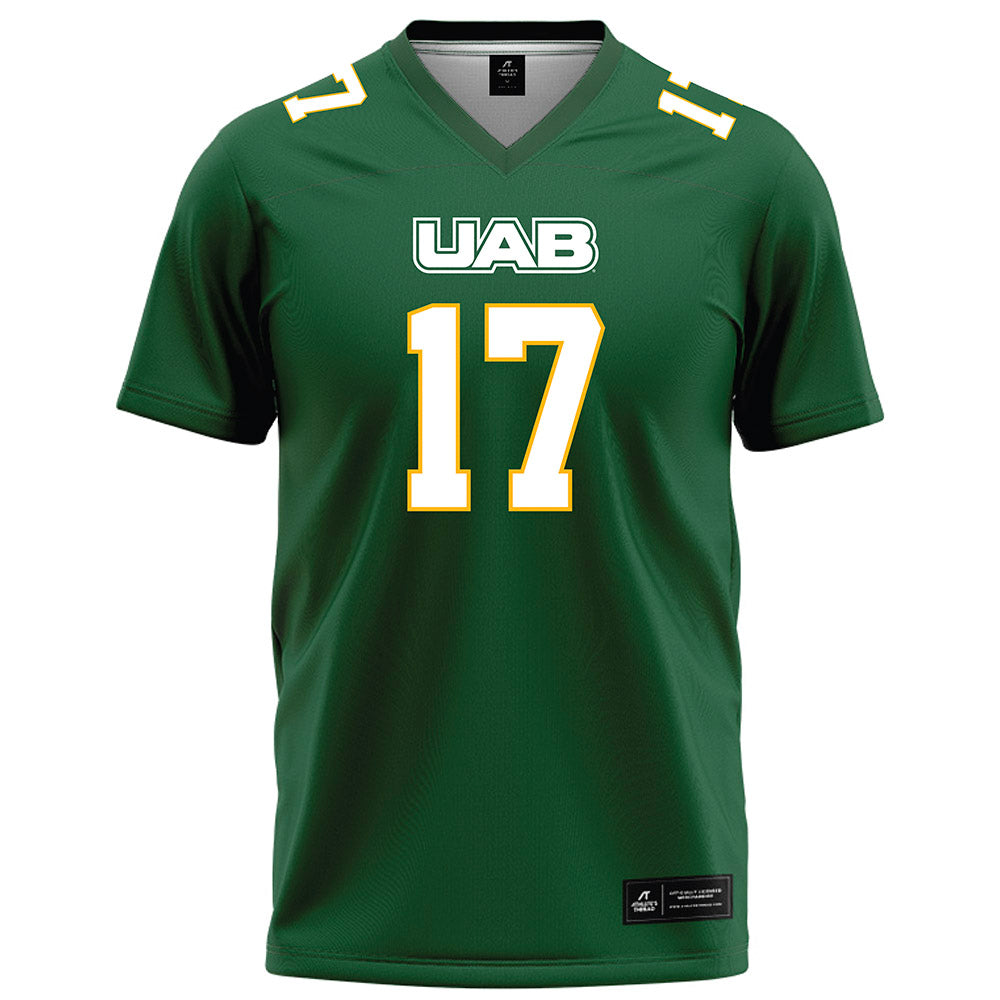 UAB - NCAA Football : Brogan McNab - Green Football Jersey-0