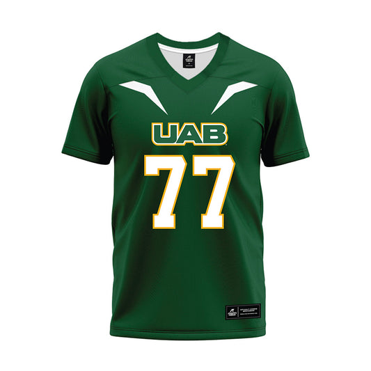 UAB - NCAA Football : Logan Moore - Green Football Jersey-0