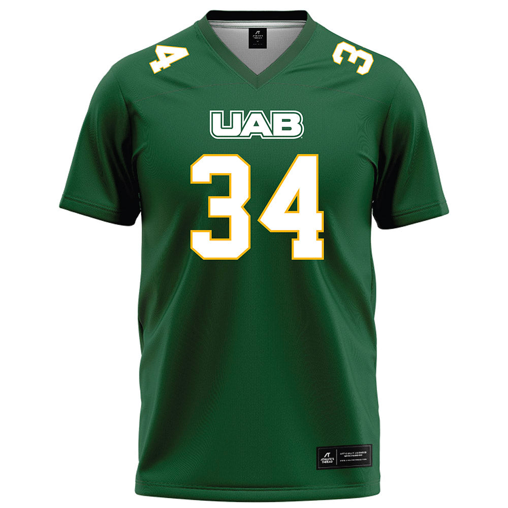UAB - NCAA Football : Jonathan Allen - Green Football Jersey-0