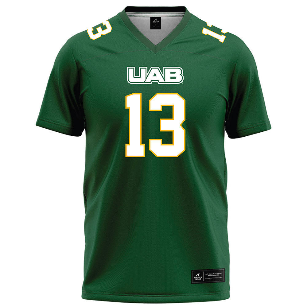 UAB - NCAA Football : Cd Gill - Green Football Jersey-0