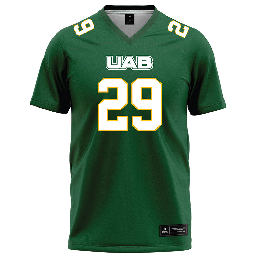 UAB - NCAA Football : Lee Beebe Jr - Green Football Jersey-0