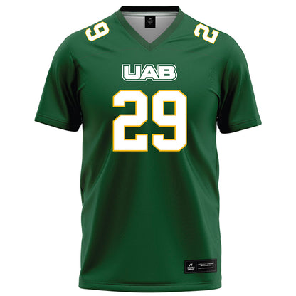 UAB - NCAA Football : Lee Beebe Jr - Green Football Jersey-0