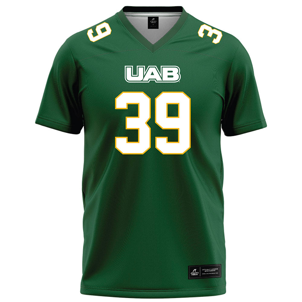 UAB - NCAA Football : Jonah Delange - Green Football Jersey-0