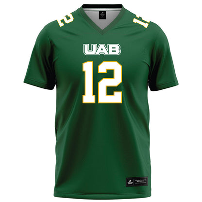 UAB - NCAA Football : Jaylen Elder - Green Football Jersey-0