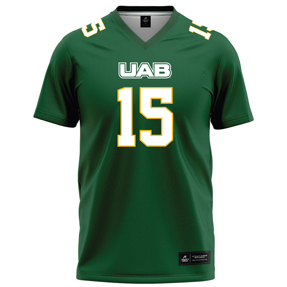 UAB - NCAA Football : Carter Putt - Green Football Jersey-0