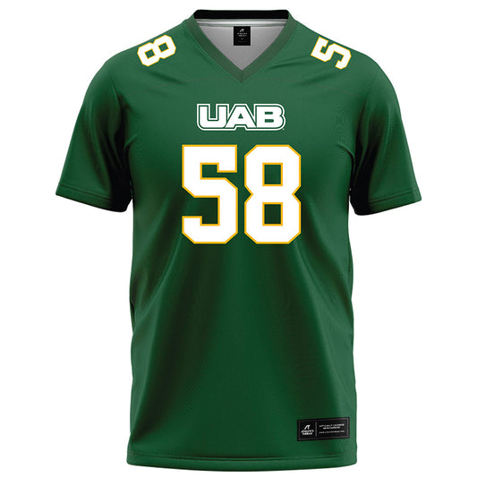 UAB - NCAA Football : JQuan Mason - Green Football Jersey-0