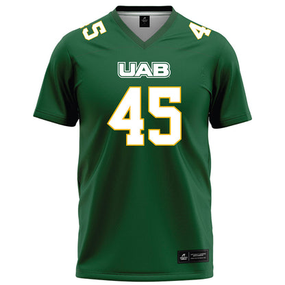 UAB - NCAA Football : Fred Owens - Green Football Jersey-0