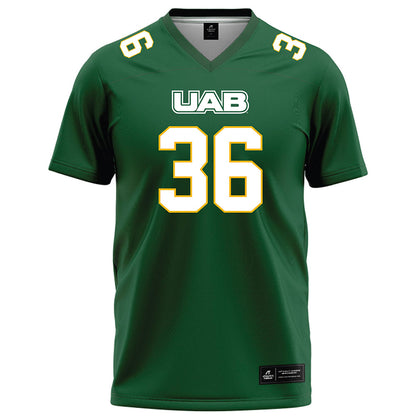 UAB - NCAA Football : Julius Lane Jr. - Green Football Jersey-0