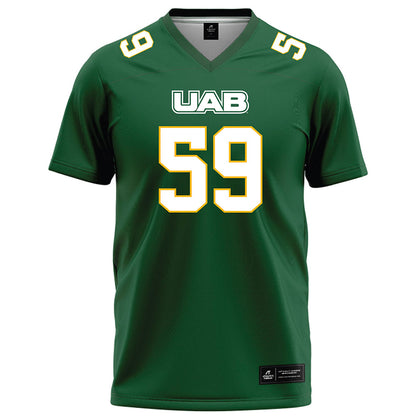 UAB - NCAA Football : Jaden Ligon - Green Football Jersey-0