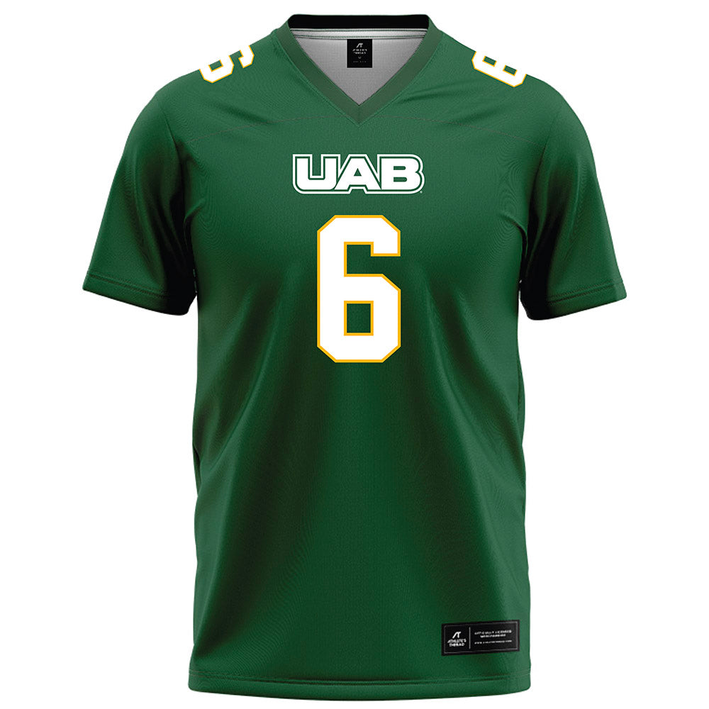 UAB - NCAA Football : Corri Milliner - Green Football Jersey-0