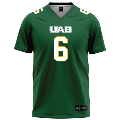 UAB - NCAA Football : Corri Milliner - Green Football Jersey-0