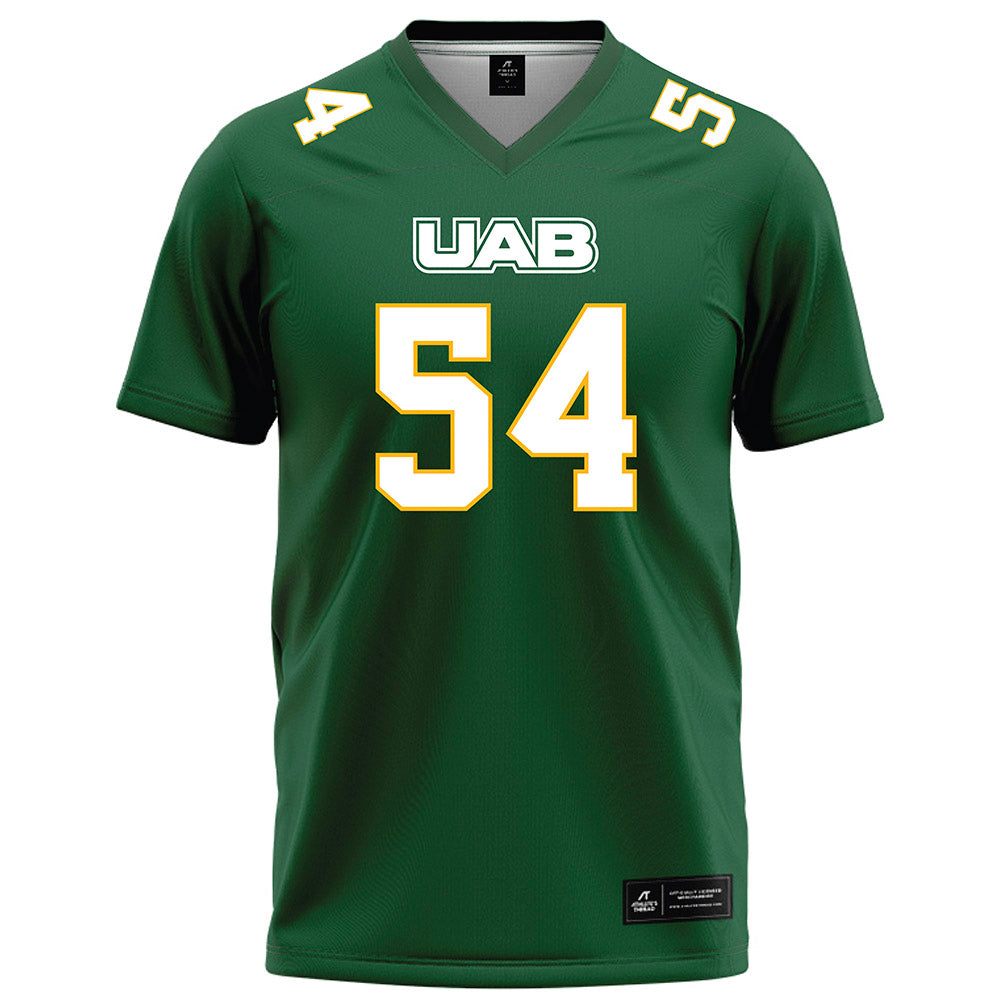 UAB - NCAA Football : Zaire Flournoy - Green Football Jersey-0