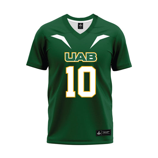UAB - NCAA Football : Cameron Jennings - Green Football Jersey-0