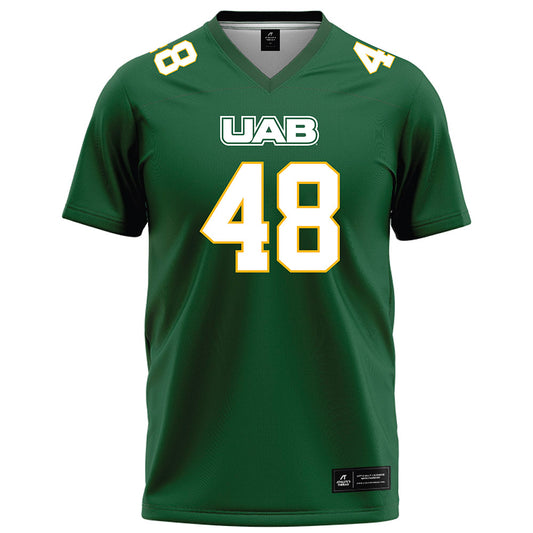 UAB - NCAA Football : Phillip Davison - Green Football Jersey-0