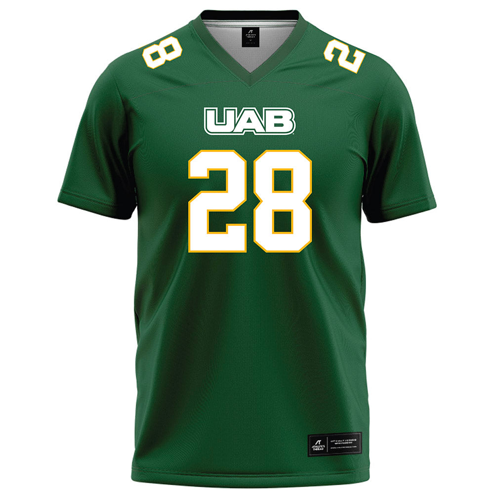 UAB - NCAA Football : Brandon Franklin - Green Football Jersey-0