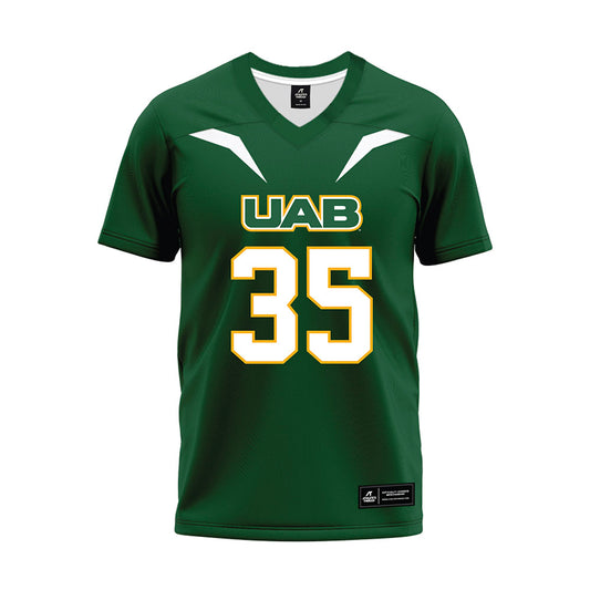 UAB - NCAA Football : Owen Simpson - Green Football Jersey-0