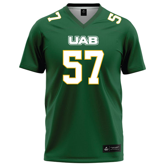 UAB - NCAA Football : Aidan Platt - Green Football Jersey-0