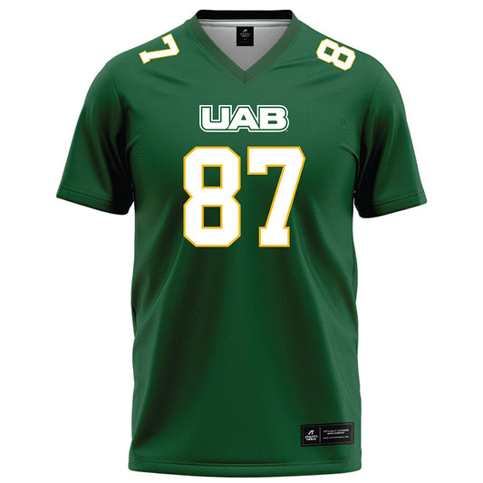 UAB - NCAA Football : Sean Persson - Green Football Jersey-0