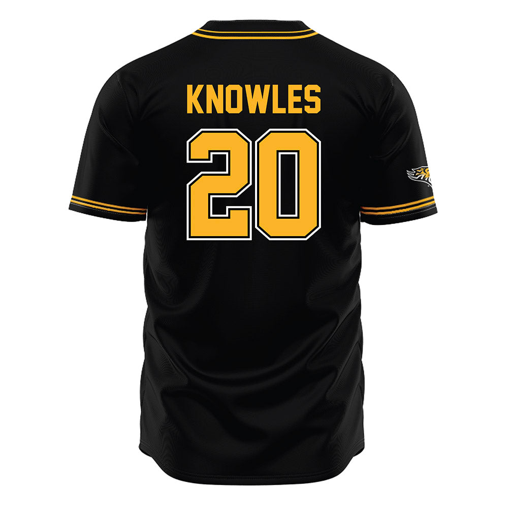 Towson - NCAA Baseball : Aden Knowles - Black Jersey-1