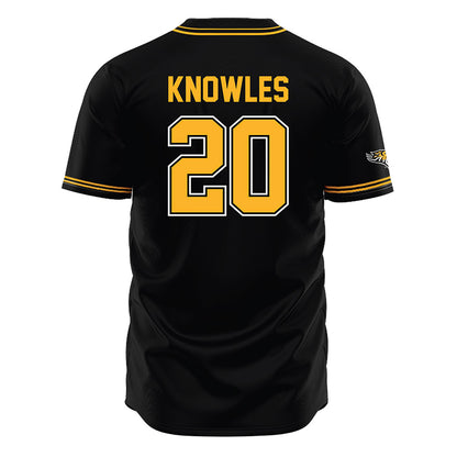 Towson - NCAA Baseball : Aden Knowles - Black Jersey-1
