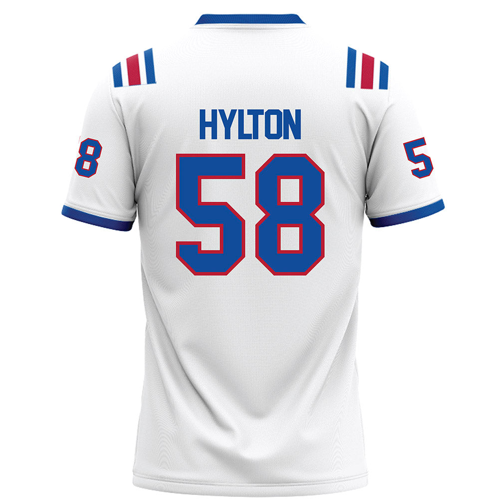LA Tech - NCAA Football : Tye Hylton - White Football Jersey-1