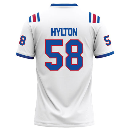 LA Tech - NCAA Football : Tye Hylton - White Football Jersey-1