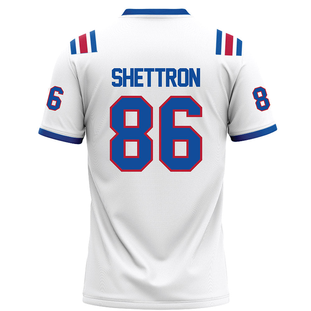 LA Tech - NCAA Football : Talyn Shettron - White Football Jersey-1