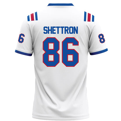 LA Tech - NCAA Football : Talyn Shettron - White Football Jersey-1