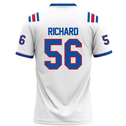 LA Tech - NCAA Football : Andrew Richard - White Football Jersey-1