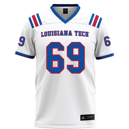 LA Tech - NCAA Football : Trent Sims - White Football Jersey-0