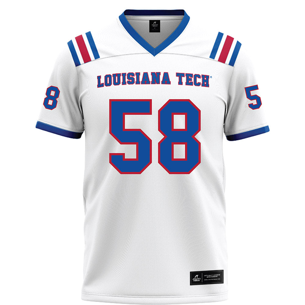 LA Tech - NCAA Football : Tye Hylton - White Football Jersey-0