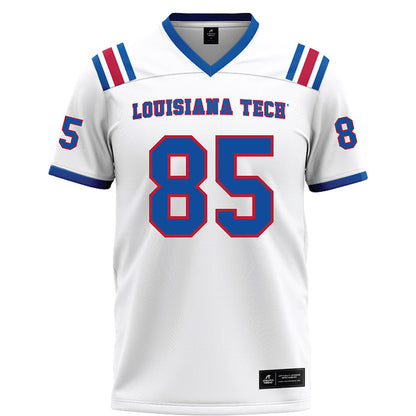 LA Tech - NCAA Football : Adem Madise - White Football Jersey-0