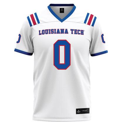 LA Tech - NCAA Football : Jaden Miller - White Football Jersey-0