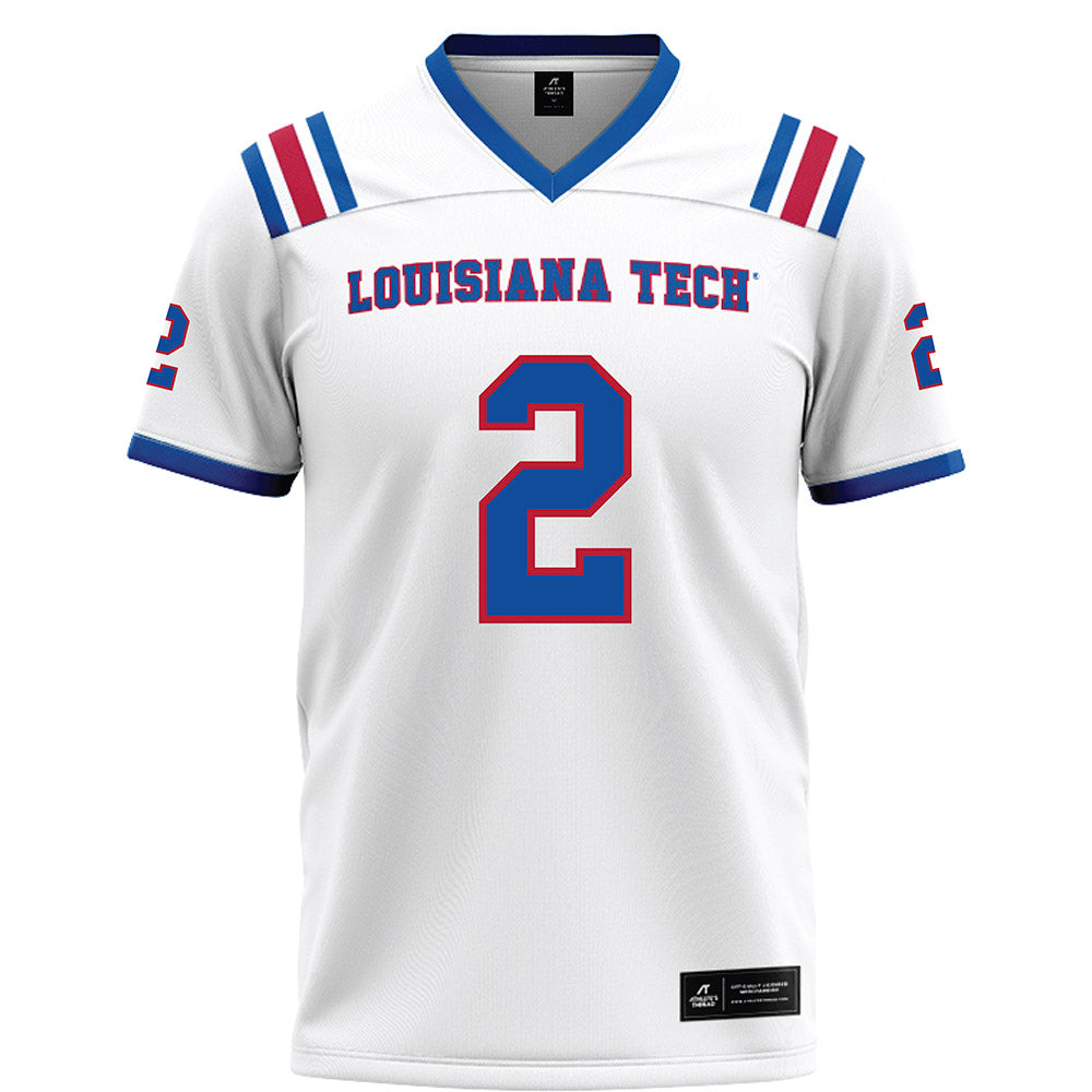 LA Tech - NCAA Football : Josh Cobbs - White Football Jersey-0