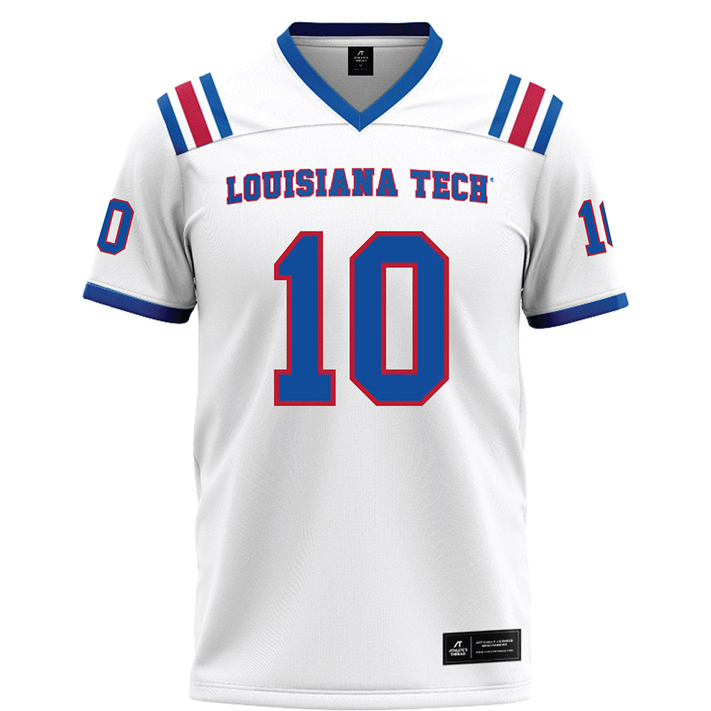 LA Tech - NCAA Football : Jackson Bradley - White Football Jersey-0
