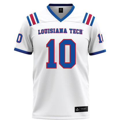 LA Tech - NCAA Football : Jackson Bradley - White Football Jersey-0