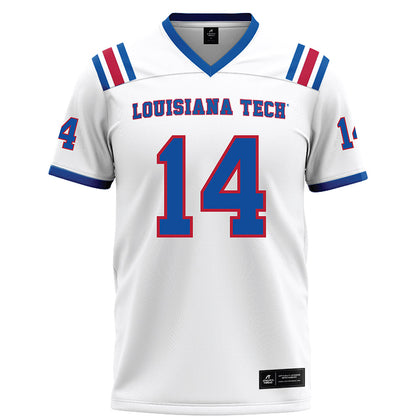 LA Tech - NCAA Football : Jordan Mcrae - White Football Jersey-0