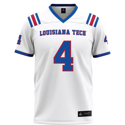 LA Tech - NCAA Football : Kam franklin - White Football Jersey-0