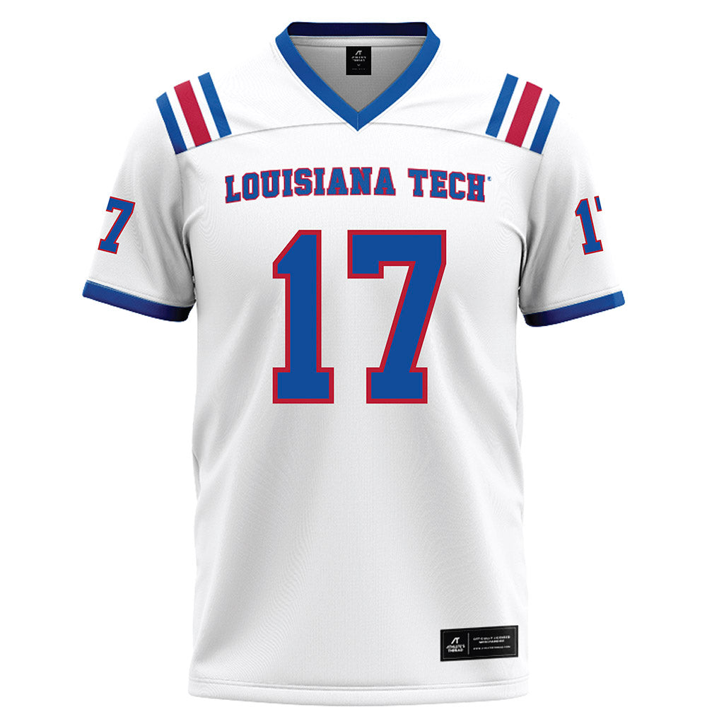 LA Tech - NCAA Football : Demario Bookhart - White Football Jersey-0