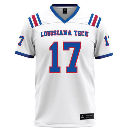 LA Tech - NCAA Football : Demario Bookhart - White Football Jersey-0