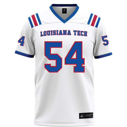 LA Tech - NCAA Football : Justice Williams - White Football Jersey-0
